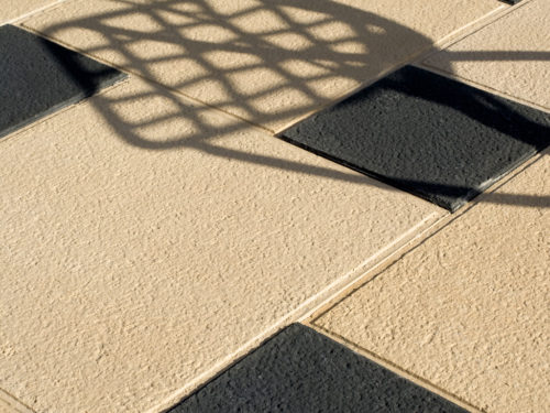 Abujardado Fino beige y negro